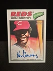 2026 Topps Heritage Ken Griffey Sr Real One Auto #ROA-KGS On Card Signature Reds