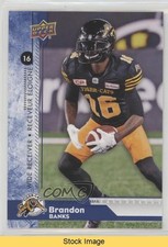 2018 Upper Deck CFL Blue Brandon Banks #169 READ m7v