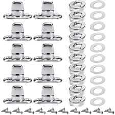 10 Sets Canvas Twist Lock Fasteners, Turn Button Fasteners, Eyelet and Stud Moun