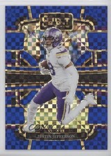 2023 Panini Select Concourse Blue Prizm 129/199 Justin Jefferson #65 s3g