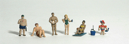 Woodland Scenics 1853 Accesorios Escala HO Escénicos Sunbathers (paquete de 6) | Zustand: Nuevo