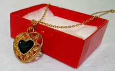 Fashion Nature's Jewelry Women Gold Chain Heart Necklace Love Style Pendant, 18"