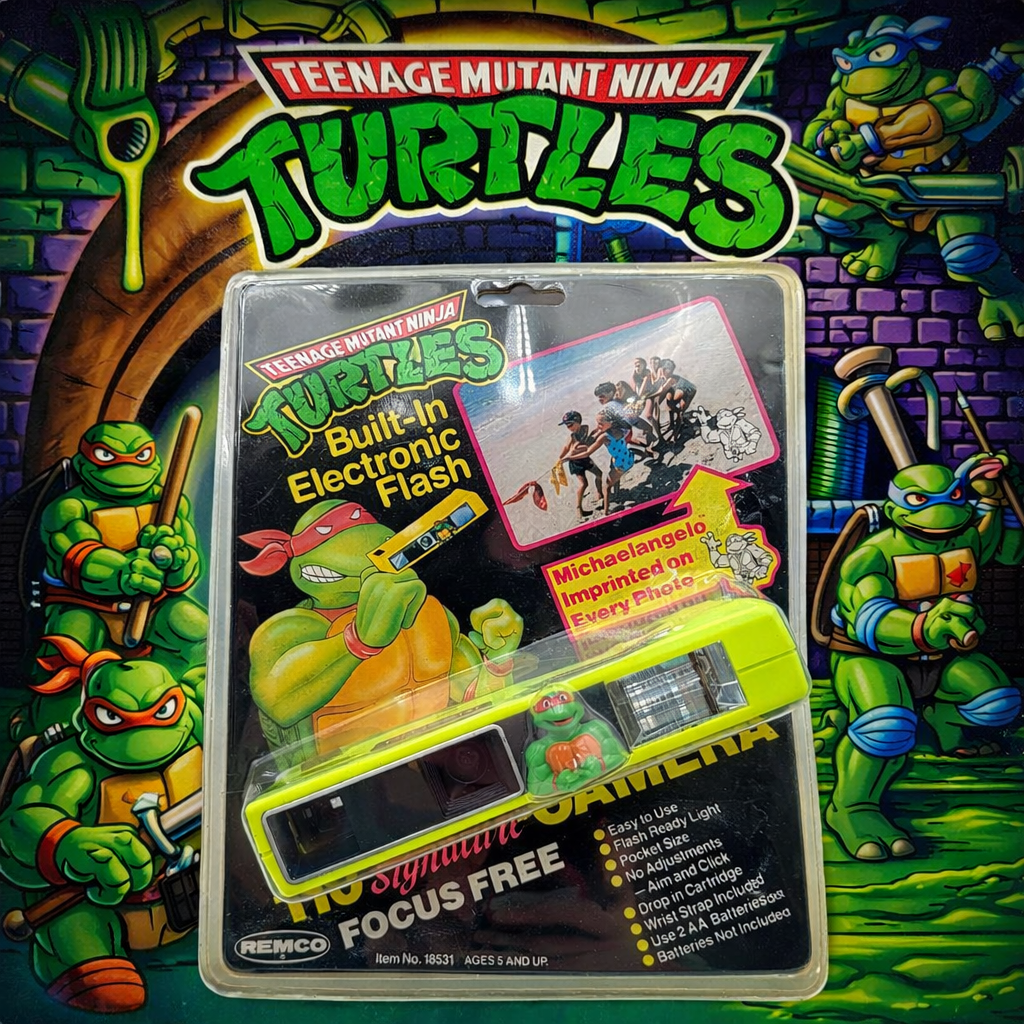 Vintage Teenage Mutant Ninja Turtles Green 1990 Remco 110 Camera