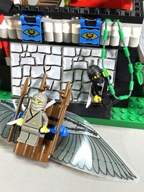 LEGO 6093 Flying Ninja Fortress (Castle) 100% Complete w/Box & Manual 1998 NICE!