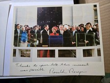 Ronald Reagan Inauguration Signed Photo with 