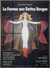 Plakat Kino Film La Damen Aux Stiefel Rote - 120 X 160 CM 1974