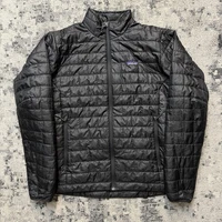 Patagonia Nano Puff Jacket Mens Medium Black Lightweight Full Zip 84212