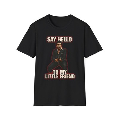 Scarface Little Friend Graphic Tee, Gangster Movie Shirt, Mafia Film