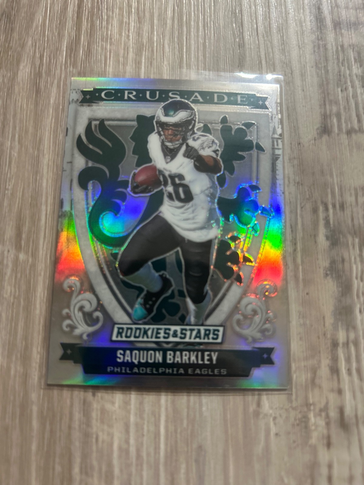 2025 Panini Rookies & Stars - Crusade Saquon Barkley #7 Silver - Eagles