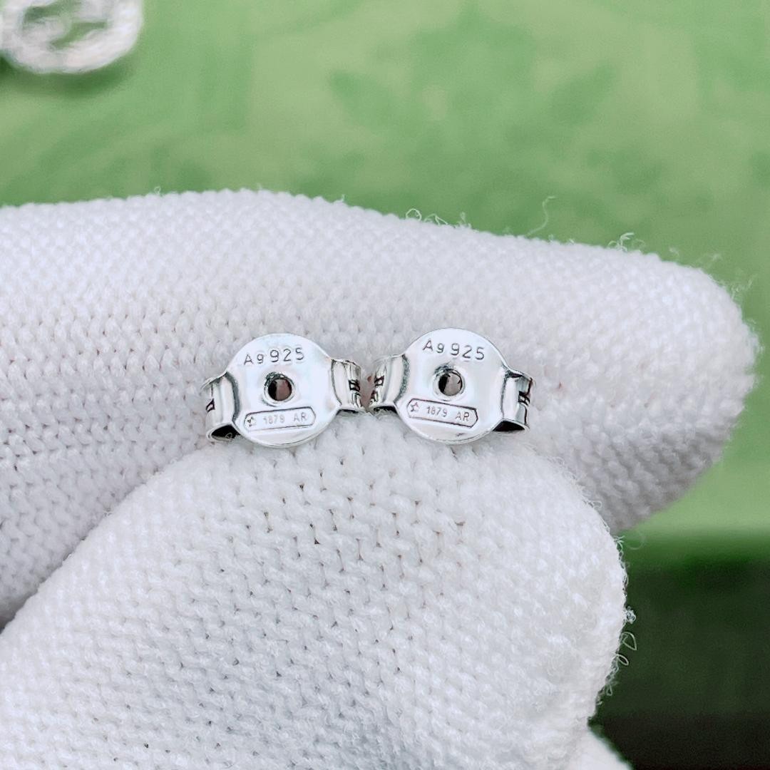 Gucci Pierced Earring Interlocking Arabesque G Ea… - image 12