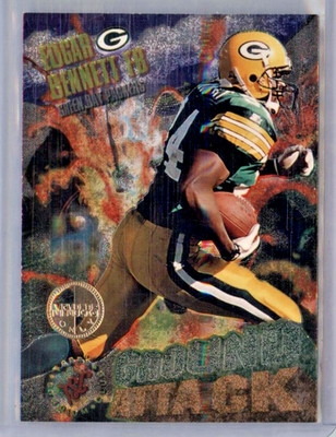 1995 Topps Stadium Club Ground Attack Members Only Brett Favre Edgar Bennett #G2