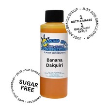 BANANA DAIQUIRI SYRUP MIX Snow CONE/SHAVED ICE Flavr GALLON CONCENTRATE FLAVOR