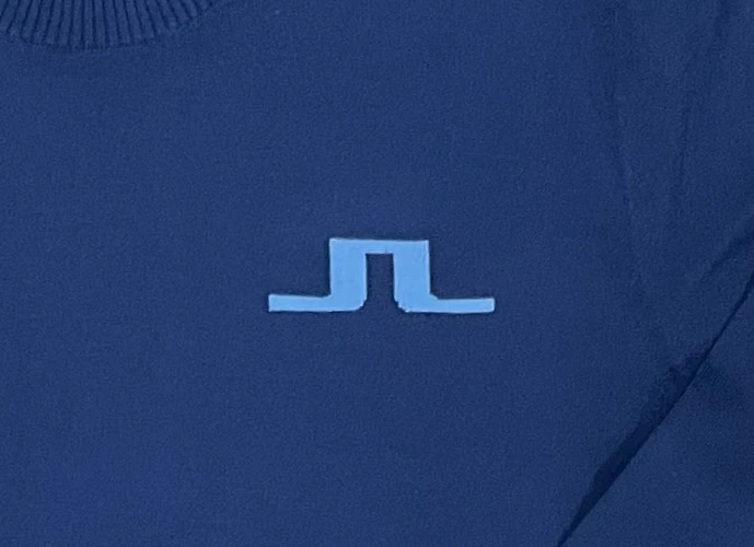 Nuevo suéter azul tejido J.Lindeberg Gus para hombre precio de venta sugerido por el fabricante $165 (amkw09395) talla grande Foto 3 de 4