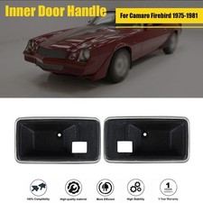 Suit For Camaro Firebird 1975-1981 Plastic Black Interior Door Handle Set 2pcs