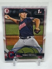 2018 Bowman 1st BD-42 Thomas Ponticelli SIGNED
