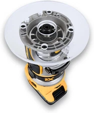 TrimFit Pro 6-Inch Router Base Plate for DeWalt DWP611 & DCW600B, 3/8" Thick ...