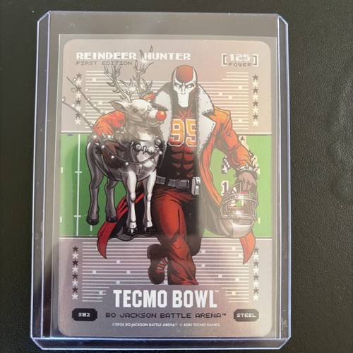 2026 Bo Jackson Battle Arena Tecmo Bowl Reindeer Hunter Silver BF Steel