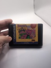 Barneys Hide  Seek Sega Genesis Authentic Tested Working
