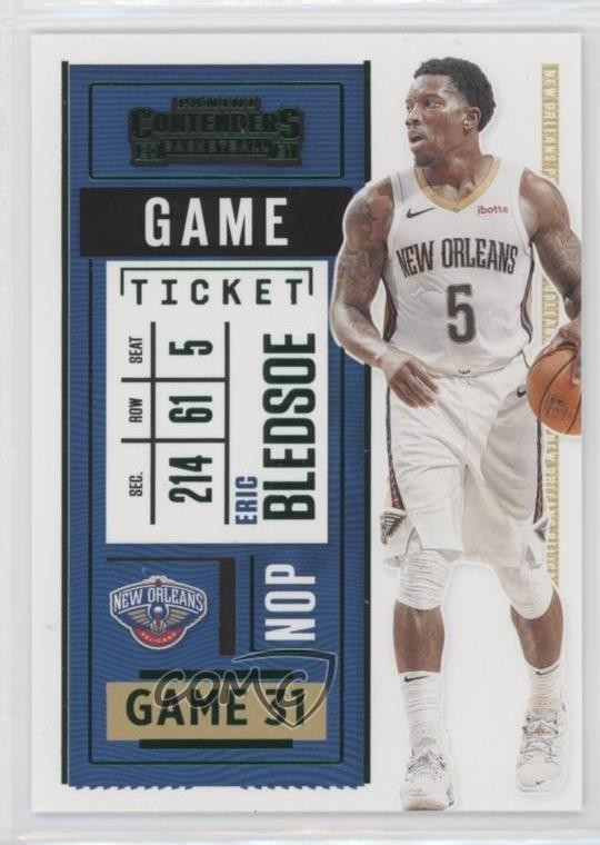2020-21 Panini Contenders Game Ticket Green Eric Bledsoe #93 03rx