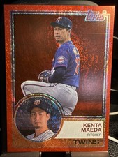 Kenta Maeda 2021 Topps Archives Red Hot Foil /50 #147 Twins