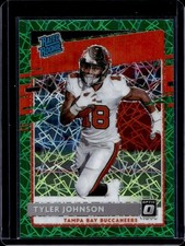 2020 Panini Donruss Optic Tyler Johnson Green Velocity Prizm RC #192 Buccaneers