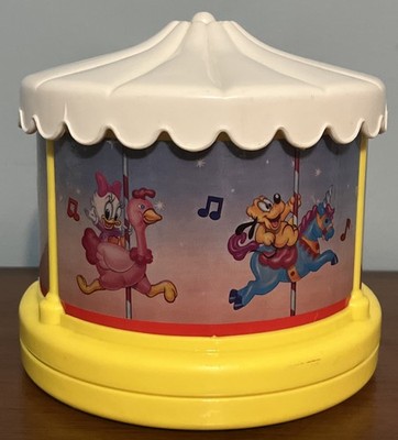 Vintage Disney Dreamtime Music Carousel Projector Lights Sound