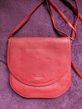 Dark Red Mantaray Cross Body Bag