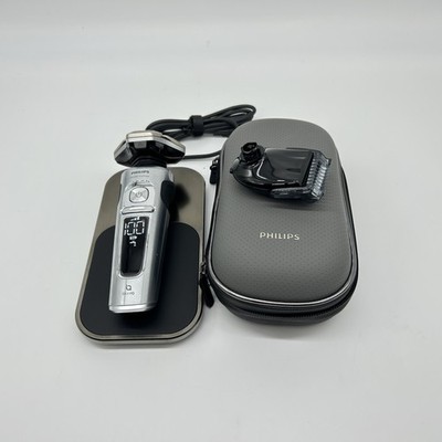 Philips Rasierer S9000 Prestige - Elektrischer Nass- und Trockenrasierer, glänze