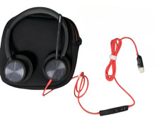 Poly Blackwire 8225 Wired Stereo Headset w Boom Mic  USB-C/A Connection