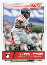 2016 Score Football Laremy Tunsil rookie card #386 Ole Miss Rebels RC. rookie card picture