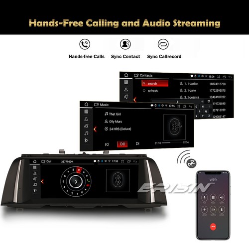 IPS Android 13.0 DAB+Car Stereo Sat Nav CarPlay Wifi BT BMW 5 Series F10/F11 CIC