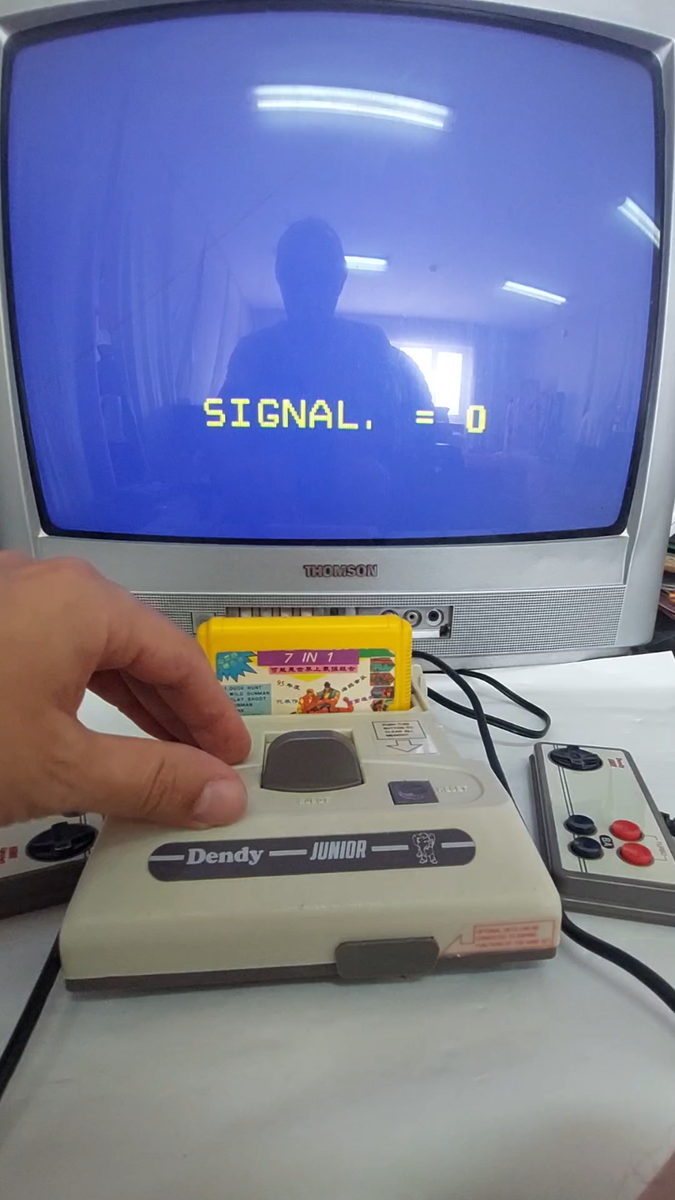 Dendy junior steepler 90s with a rare version of the processor
