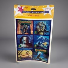   1995 Goosebumps Sticker Pack   Factory Sealed   4 Sheets  24   Vintage Art  