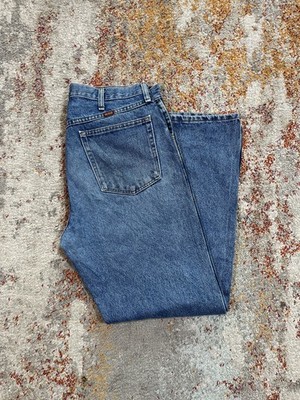 Rustler Vintage 90's Y2K Mens Worker Denim Blue Jeans W34 L30