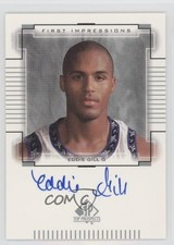 2000-01 SP Top Prospects First Impressions Eddie Gill #EG Auto 2u3