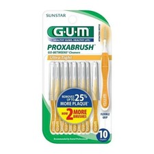 Sunstar Gum Proxabrush Go Betweens Ultra Tight Cleaners, 10 Ea, 2 Pack
