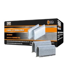 Freeman 9-Gauge Fencing Staples  1-1/2"  Glue Collated  Galvanized Steel ...