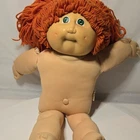 Cabbage Patch Kids Play Doll Orange Yarn Hair Signed Xavier Roberts