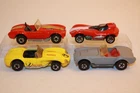 New Listing4 Vintage 1980's - 1990's Hot Wheels Cars FERRARI / SHELBY COBRA / CAT-A-PULT