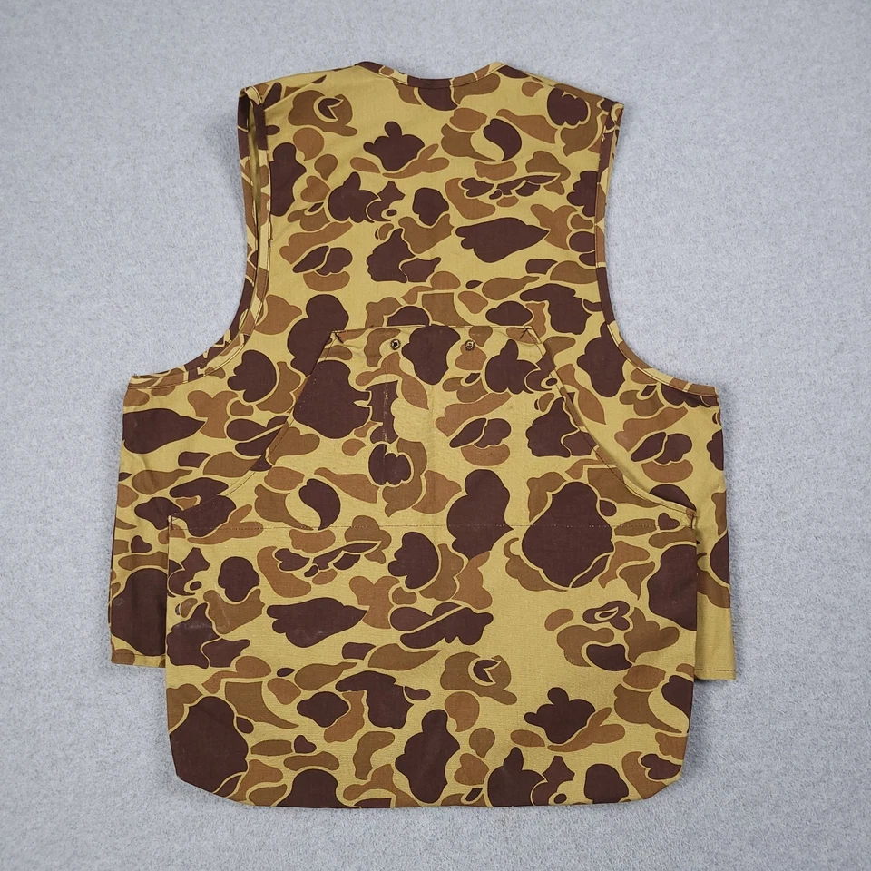 Vintage Duxbak Vest Men Medium Duck Hunter Frog Skin Camo Made in USA Waterproof - Image 2 of 4