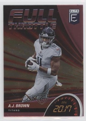 2022 Panini Donruss Elite Full Throttle Pink AJ Brown #FT22 2xd