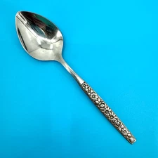 WM.A.Rogers Deluxe Stainless Oneida Ltd. Floral Retired MALIBU Tablespoon 