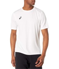 ASICS Mens Logo Basic T-Shirt, white, XS