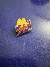 Vintage McDonalds Union Jack Pin Badge