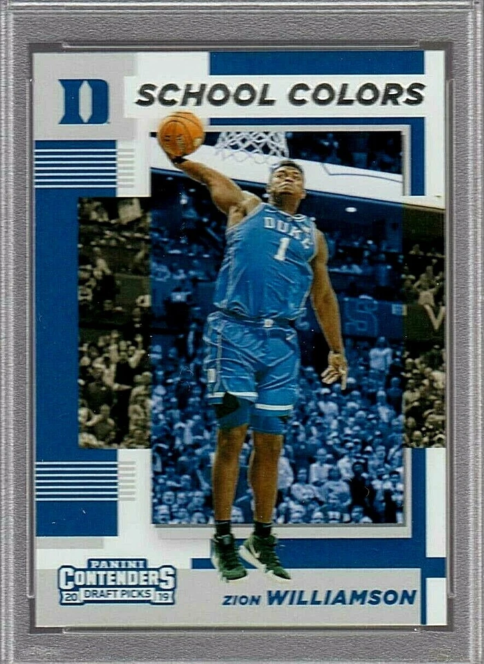 2019 PANINI CONTENDERS DP NBA CARD #1 ZION WILLIAMSON RC PSA 10 SCHOOL COLORS - Image 3 of 4