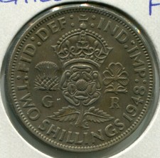 Foreign Coin - Great Britain - Florin (2 Shillings) 1948