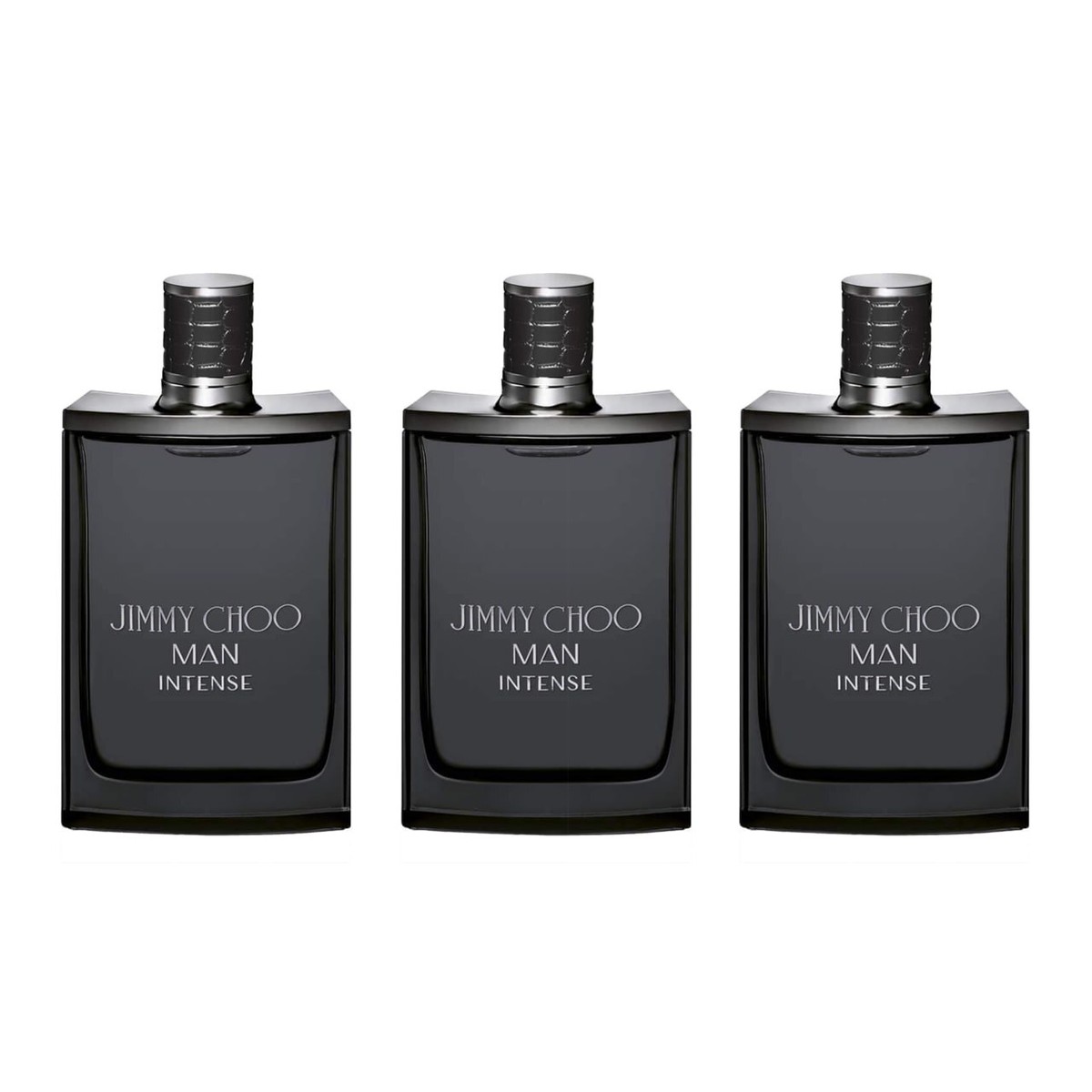 Pack of 3 New JIMMY CHOO Man Intense Eau de Toilette Jumbo Spray