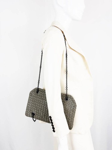 BOTTEGA VENETA Schultertasche mit Kette - Bild 2 von 7