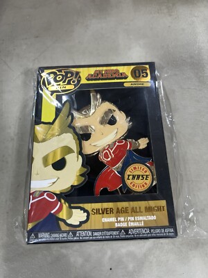 Silver Age All Might Funko Pop Pin Chase My Hero Academia  C15
