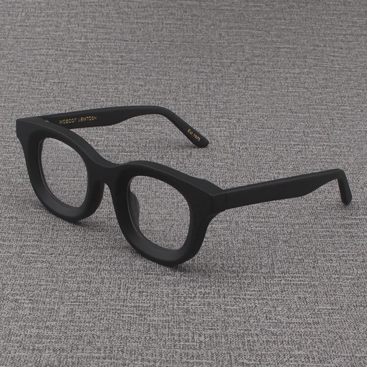 Gafas de lectura de lujo para hombres mujeres unisex lectores marcos de gafas de acetato grueso Foto 3 de 4